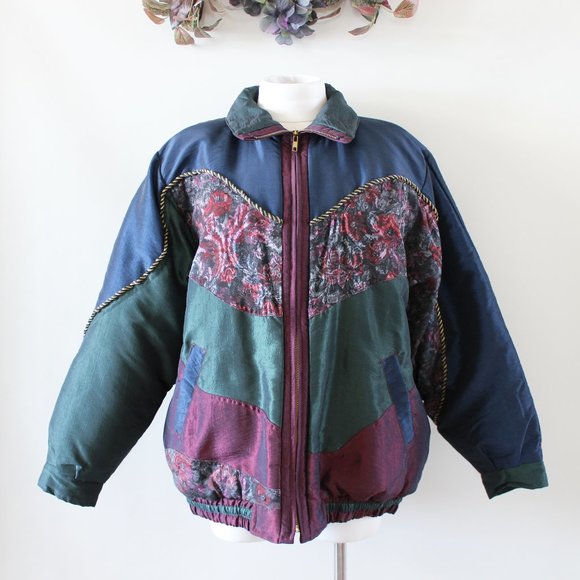 Rare Vintage BE IN THE CURRENT SEEN Puffer Jacket - Picture 2 of 8